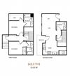 Two bedroom floor plan